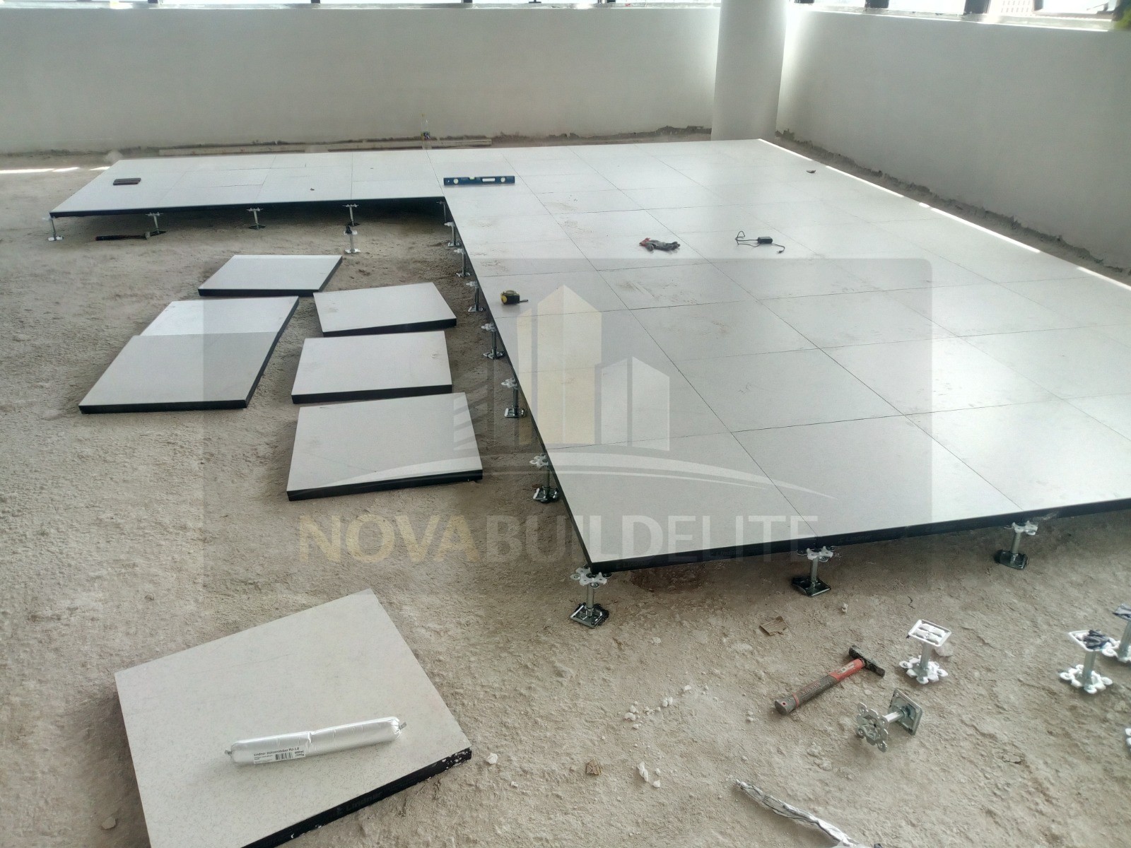 Pose plancher technique
