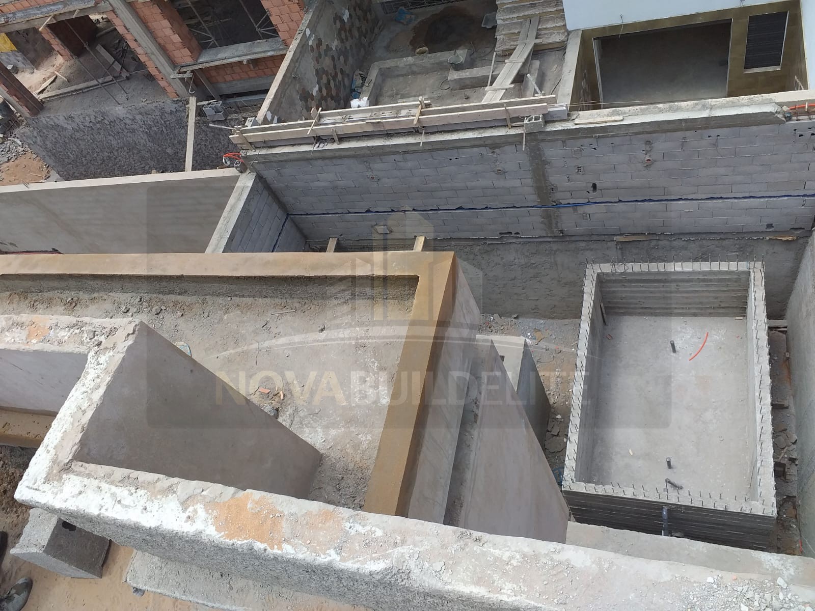Chantier gros oeuvre villa